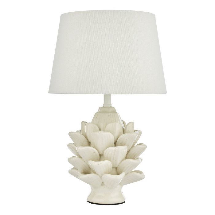 Sali - Cream Artichoke Table Lamp with Shade