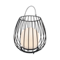 Jamie - Basket Rechargeable and Dimmable Table Lamp in Black