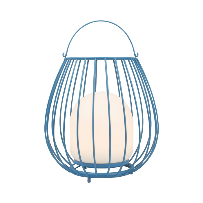 Jamie - Basket Rechargeable and Dimmable Table Lamp in Blue