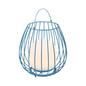 Jamie - Basket Rechargeable and Dimmable Table Lamp in Blue