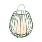 Jamie - Basket Rechargeable and Dimmable Table Lamp in Green