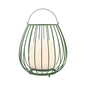 Jamie - Basket Rechargeable and Dimmable Table Lamp in Green