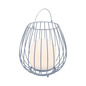 Jamie - Basket Rechargeable and Dimmable Table Lamp in Grey