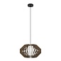 Rustique - Stylish Wooden Louvred Single Pendant