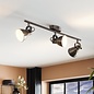 Nua- Modern Industrial 3 Light Spotlight in Nickel