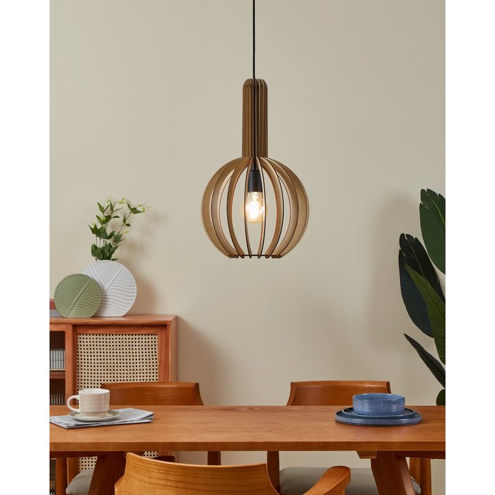 Valerie - Maple Wood Scandi Pendant