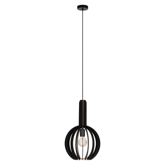 Valerie - Black Maple Wood Scandi Pendant