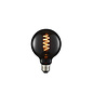E27 4W LED Smoked Glass & Spiral Filament Bulb - Small