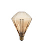 E27 2.5W LED Amber Tintend Faceted Bulb