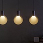 Sarron - Black & Gold Disc Contemporary 3 Light Linear Pendant