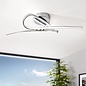 Ribbon - Chrome Ribbon Twist LED Flush Ceiling Light