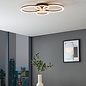 Cylch - Four Ring Black LED Flush Ceiling Light