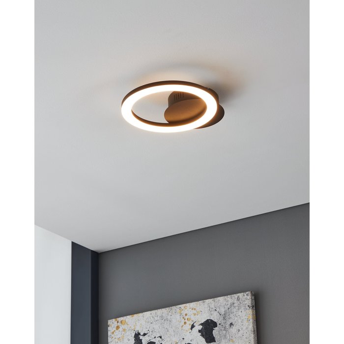 Cylch - Ring Black LED Wall Light