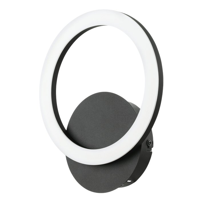 Cylch - Ring Black LED Wall Light