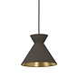 Pappa - Cappuccino and Brass 3 Light Pendant