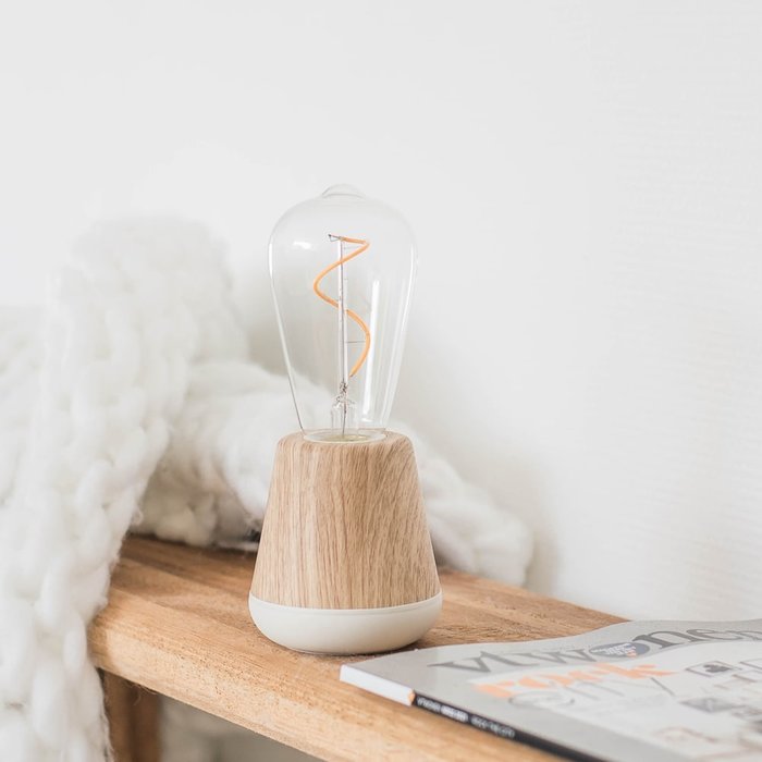 Noble One Rechargeable Table Lamp - Oak