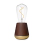 Noble One Rechargeable Table Lamp - Walnut