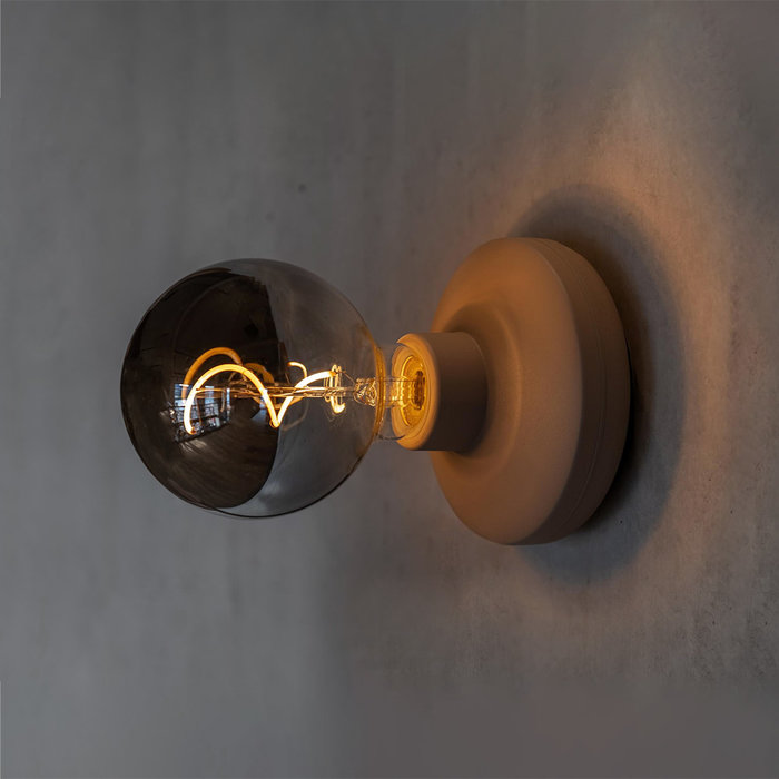 Noble Rechargeable Wall Light - Beige & Smoked
