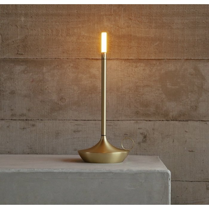 Dickens - Wick Rechargeable Table Light - Brass
