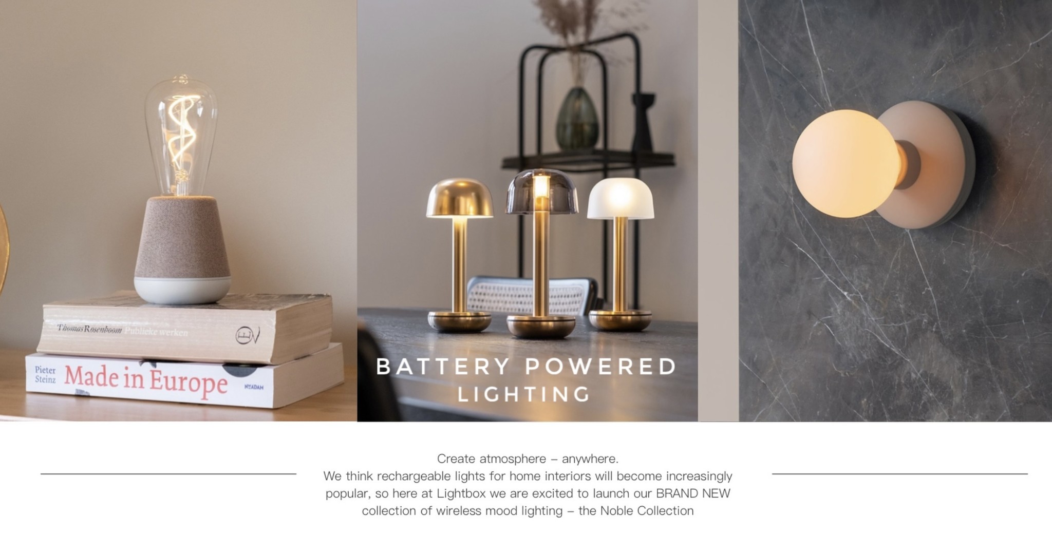 Battery Powered Table Lamps