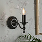 Ludchurch - Industrial Black Wall Light - Laura Ashley