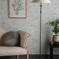 Ludchurch - Industrial Black Floor Lamp with Shade - Laura Ashley