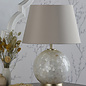 Mathern - Cream and Champagne Table Lamp with Shade - Laura Ashley