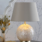 Mathern - Cream and Champagne Table Lamp with Shade - Laura Ashley