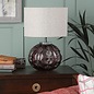 Elderdale - Pink Glass Table Lamp and Shade - Laura Ashley