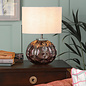 Elderdale - Pink Glass Table Lamp and Shade - Laura Ashley