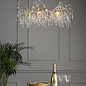 Willow - 5 Light Champagne & Crystal Pendant - Laura Ashley