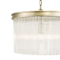 Manon - 3 Light Champagne and Glass Pendant – Laura Ashley