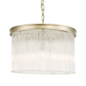 Manon - 3 Light Champagne and Glass Pendant – Laura Ashley