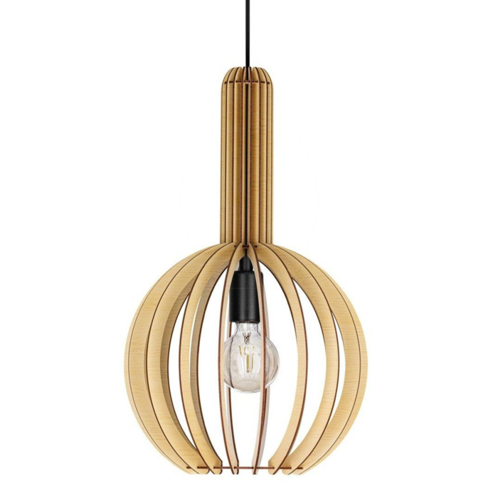 Valerie - Maple Wood Scandi Pendant