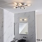 Barbara - Chrome & Frosted Glass 6 Light Semi-Flush Bathroom Light