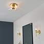 Tilly - Brushed Gold & Ribbed Glass 4 Light Semi-Flush Ceiling Light