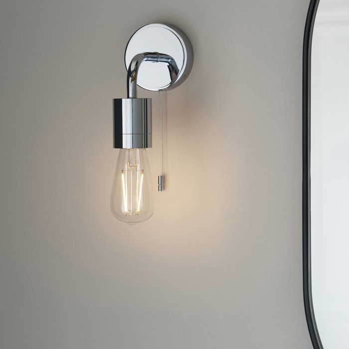 Jane - Modern Chrome Bathroom Wall Light