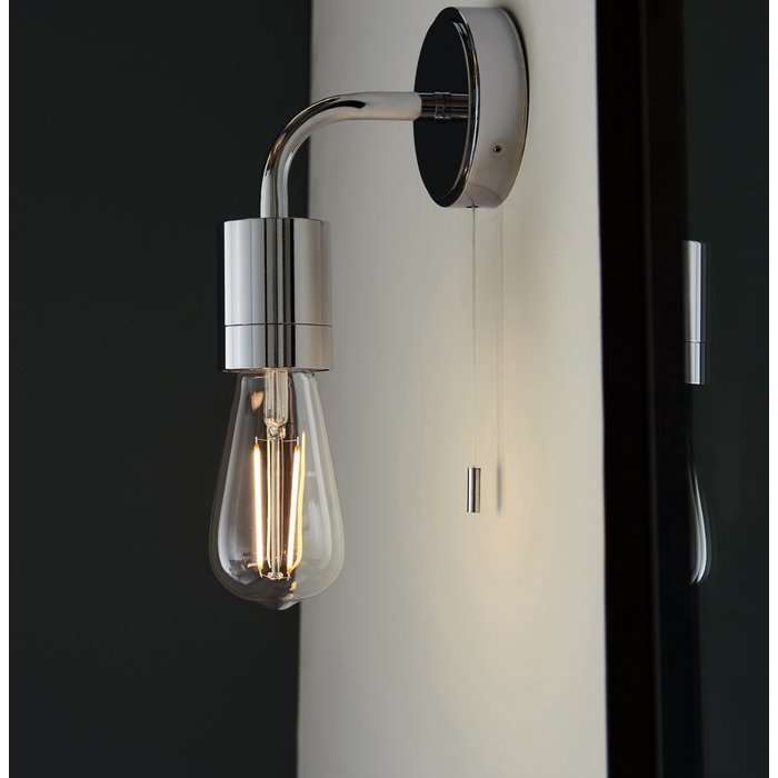 Jane - Modern Chrome Bathroom Wall Light