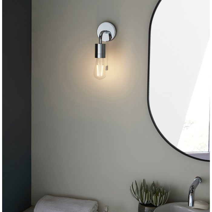 Jane - Modern Chrome Bathroom Wall Light