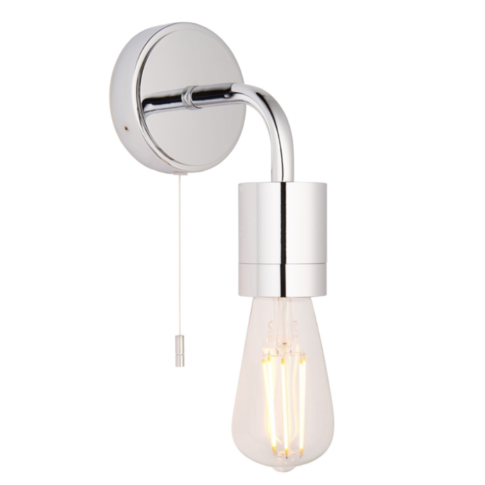 Jane - Modern Chrome Bathroom Wall Light