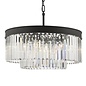 Darcy - Anthracite & Crystal 6 Light Chandelier