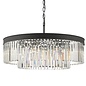 Darcy - Anthracite & Crystal 8 Light Chandelier