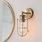 Annie - Antique Brass Industrial Bathroom Wall Light