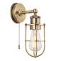 Annie - Antique Brass Industrial Bathroom Wall Light