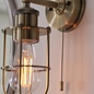 Annie - Antique Brass Industrial Bathroom Wall Light