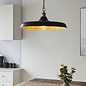 Kiplin - Matt Black & Satin Gold Mid Century Pendant