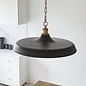 Kiplin - Matt Black & Satin Gold Mid Century Pendant