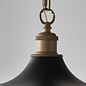 Kiplin - Matt Black & Satin Gold Mid Century Pendant