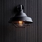 Crux - Textured Black Caged Wall Light