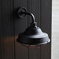 Crux - Textured Black Caged Wall Light